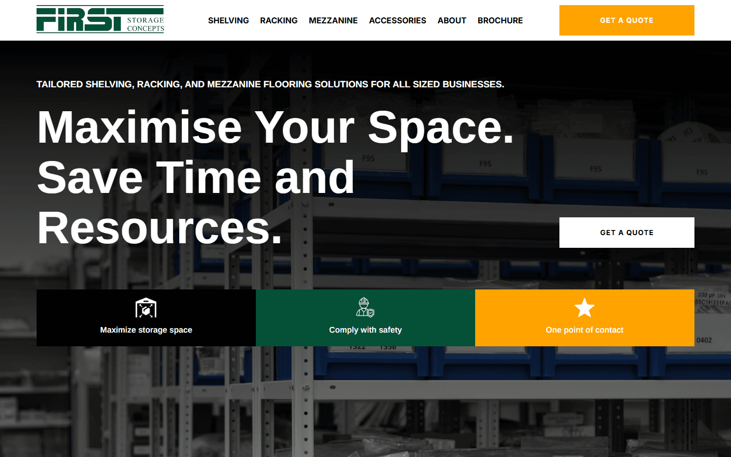 First Storage Concepts website