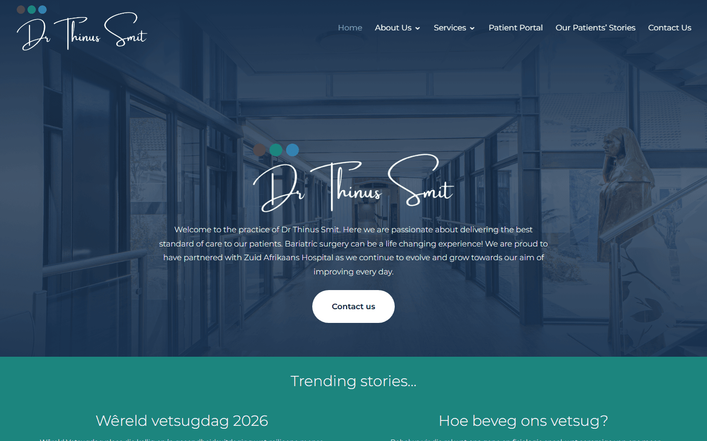 Dr Thinus Smit website